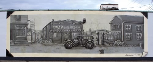 Maine Street Wine & Spirits exterior Mural