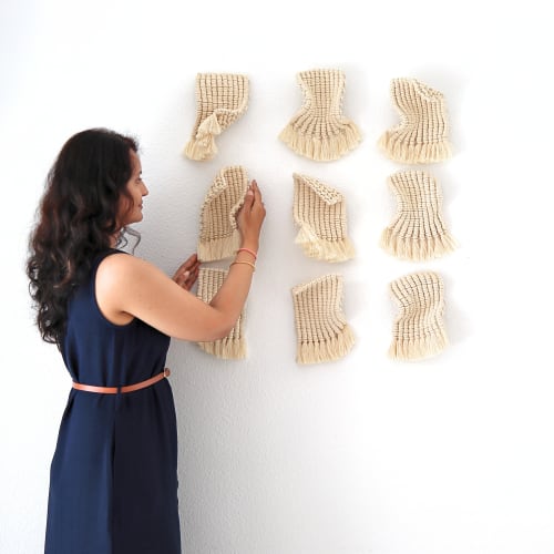 Whimsical Waves | Wall Sculpture in Wall Hangings by YASHI DESIGNS