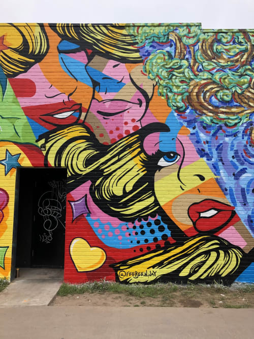 Native Hostel SXSW 2019 Mural Campaign | Murals by FeeBee Art | Native Hostel and Bar & Kitchen in Austin