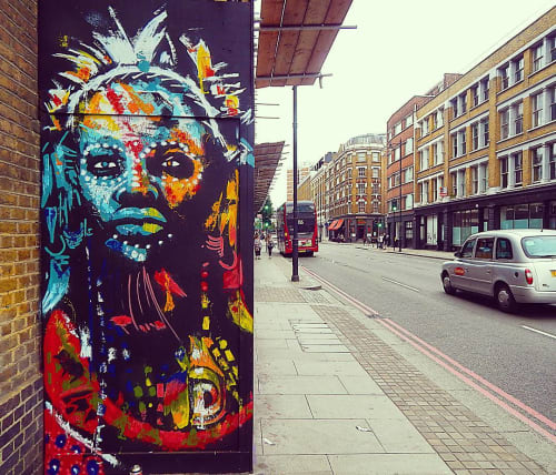 Tribal | Street Murals by Raphael Gindt