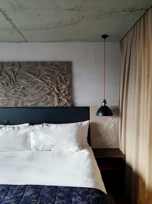 Unfolding IV | Tapestry in Wall Hangings by Saskia Saunders | Treehouse Hotel London in London