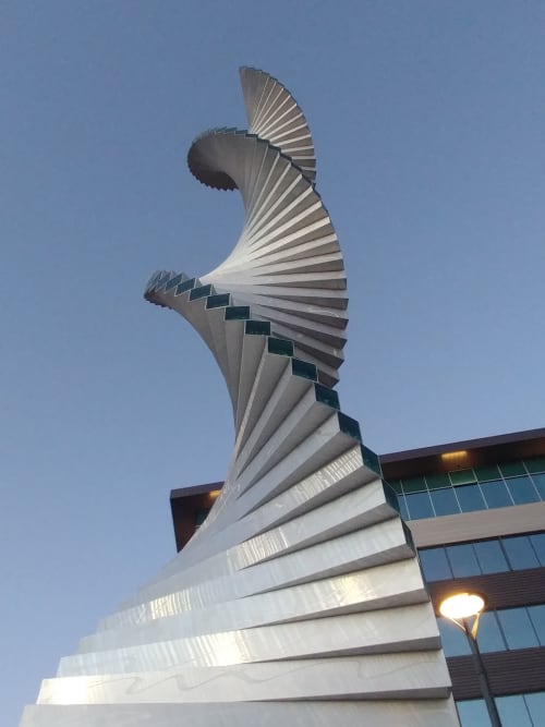 "Twist Of Life" Series | Public Sculptures by Brian Schader