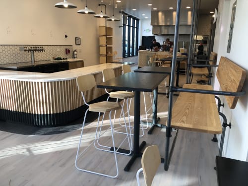 Bespoke Chook chairs, Perch benches, Fluted bar facing, Menu boards | Dining Chair in Chairs by Housefish | Chook Charcoal Chicken in Denver