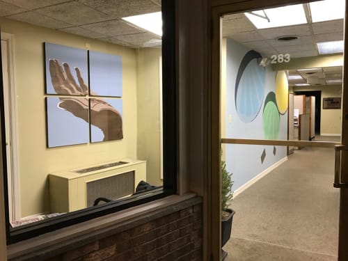 You Have Options | Oil And Acrylic Painting in Paintings by Toni Miraldi / Mural Envy, LLC | Hodge Insurance Agency in Danbury