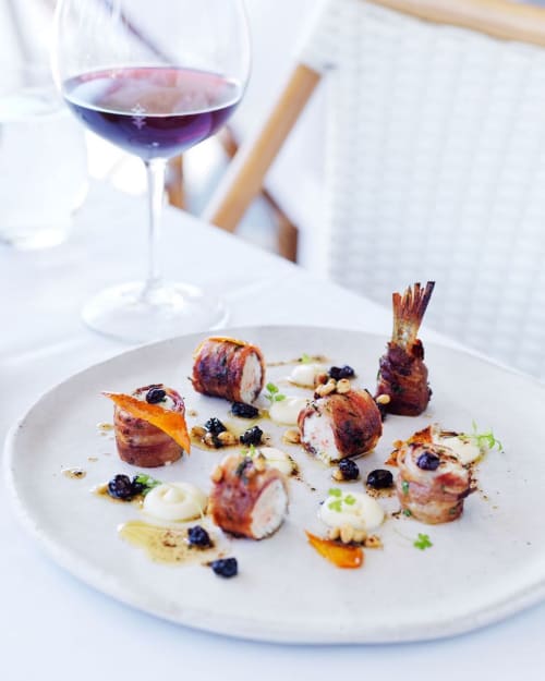 Ceramic Plate | Dinnerware by KATHERINE MAHONEY | Manta Restaurant, Grill & Bar in Woolloomooloo