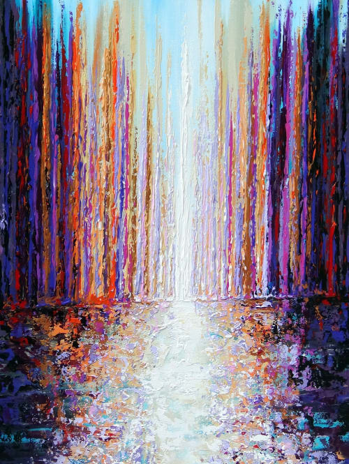 Hall of Colors | Oil And Acrylic Painting in Paintings by DANIELA PASQUALINI