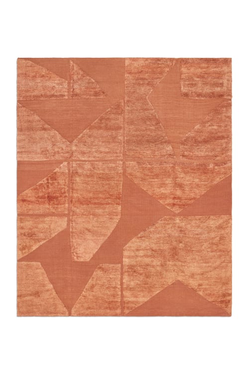 006 - Handwoven flatweave field w/ Persian knot motif | Area Rug in Rugs by MK Objects