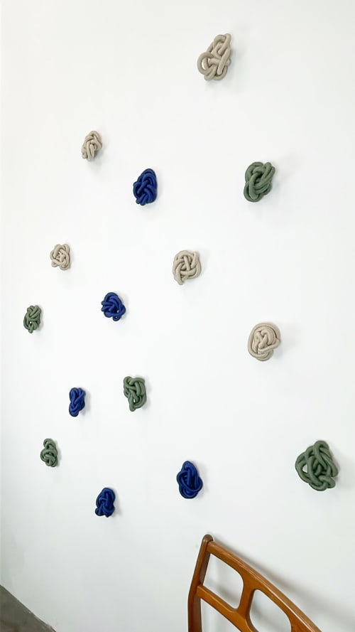Infinite Loops - Custom Wall Knots | Wall Sculpture in Wall Hangings by Renata Daina