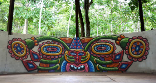 Mother Alien | Street Murals by Chris Dyer | KATARI in Tarapoto