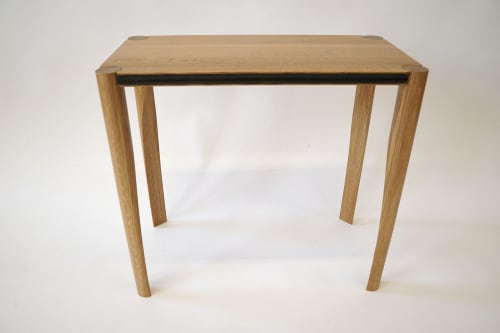 Aviateur Side Table in White Oak | Tables by Geoff McKonly Furniture
