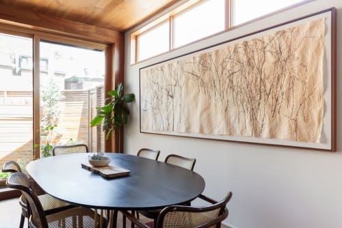 field, chalk paint on kozo paper | Oil And Acrylic Painting in Paintings by Tania Love