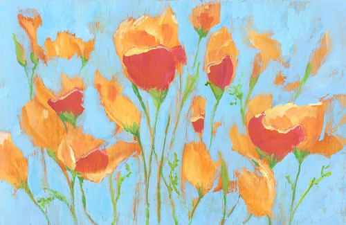 Giclée print of Cali Sunshine | Prints in Paintings by Jessica Marshall / Library of Marshall Arts