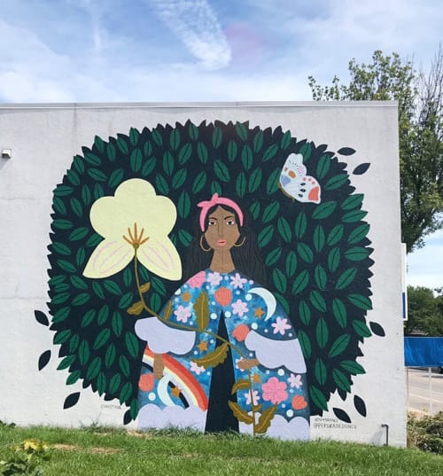 ‘What Blooms Is Us’ | Street Murals by Christina Persika