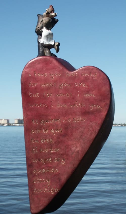 Love Poem | Public Sculptures by Nina Winters