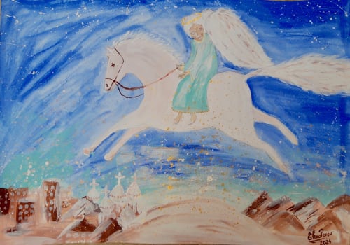 Magical dust | Oil And Acrylic Painting in Paintings by Elena Parau