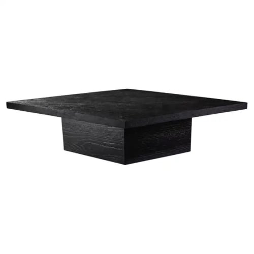 Adamas Black Oak Coffee Table | Tables by Aeterna Furniture