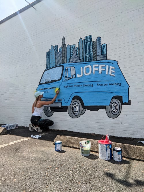 Joffie Contracting Service | Signage by Christine Crawford | Christine Creates | Charlotte in Charlotte