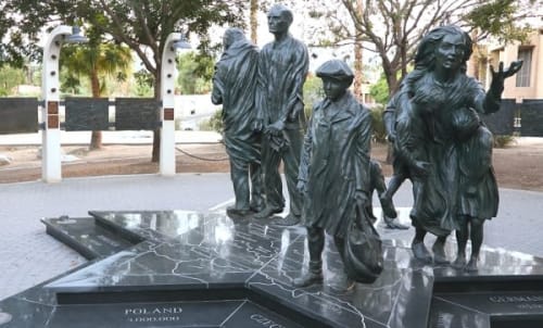 Desert Holocaust Memorial by The National Sculptors' Guild | Public Sculptures by JK Designs and the National Sculptors' Guild | Desert Holocaust Memorial in Palm Desert