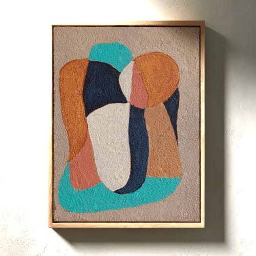 Organic Forms – Original Textured Abstract Painting | Paintings by Serge Bereziak