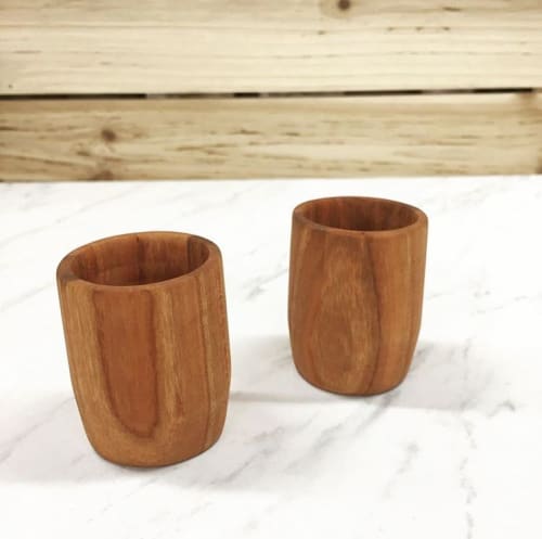 Wooden Shot Glass | Cups by Handmades by Honkey