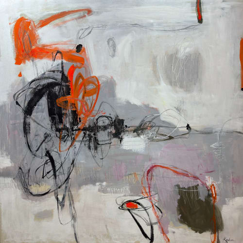 Echoes of Stillness | Oil And Acrylic Painting in Paintings by Anastasiia Krykun