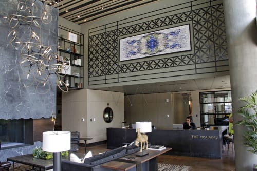 Kaleidoscope Canvas | Paintings by Organik Creative | The McAdams Apartments in Houston
