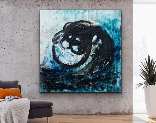 Free Like The Wind | 42x42 | Large Abstract | Paintings by Jacob von Sternberg Large Abstracts