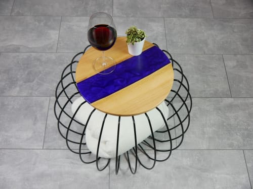 Purple Heart | Tables by Julian Szmania | Private Residence - Aachen, Germany in Aachen