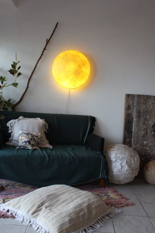 Moon Wall Sculpture | Wall Hangings by HIKARI