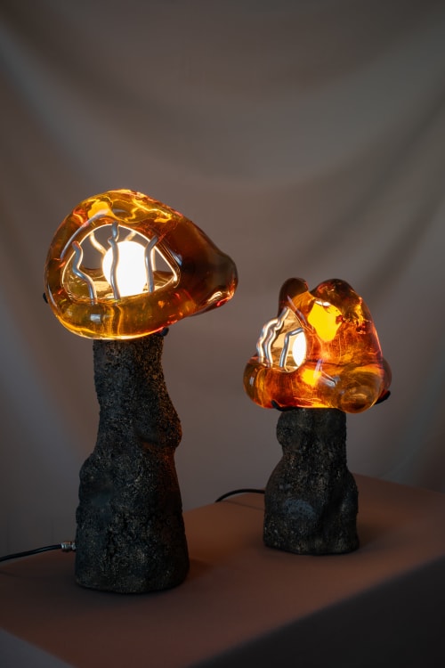 Somehow Honey Dreams Of Fire | Lamps by Vincent Decat