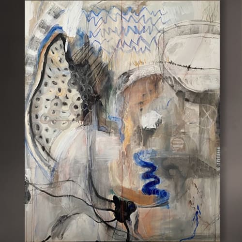 Unexpected Depth | Oil And Acrylic Painting in Paintings by Stefanie Schuessler Studio — A fine-art atelier exploring atmosphere, texture and poetic light