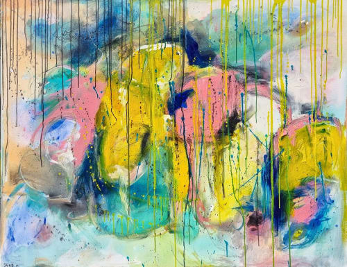 "Insights" | Oil And Acrylic Painting in Paintings by Shirly Maimom Art