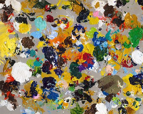 Paint Pop - Grey | Prints in Paintings by Michelle Keib Art