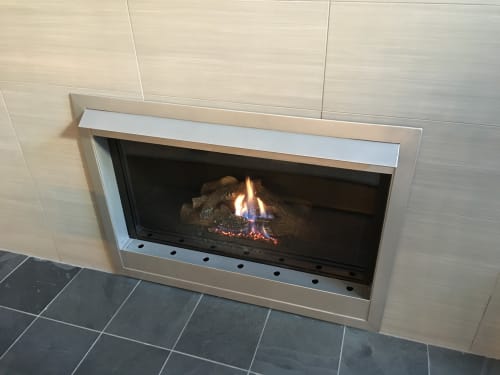 Custom Fireplace Surround By Ardezen Seen At Private Residence At