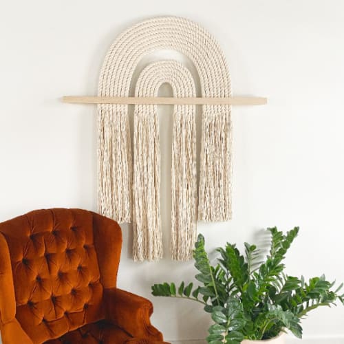 "Kimono" | Macrame Wall Hanging in Wall Hangings by Candice Luter Art & Interiors