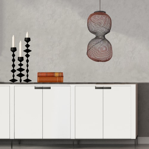 Steel wire mesh hanging stulpture #15 | Sculptures by Anne Lindsay