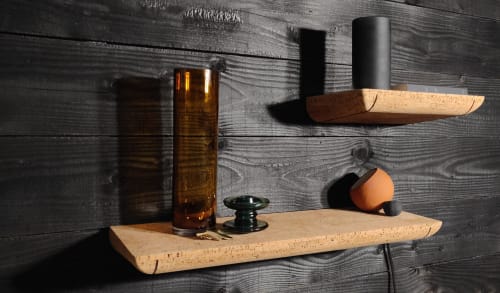 Mortaise Cork wall shelf | Storage by Clémence B