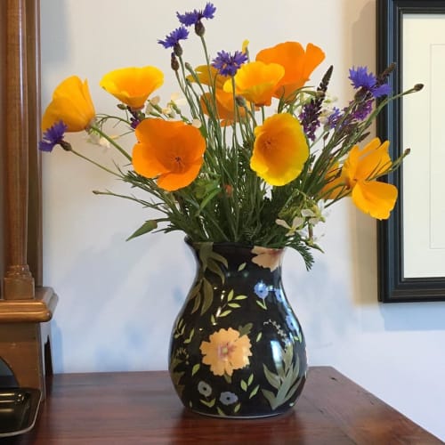 Fired Vase | Vases & Vessels by Linda Mercer