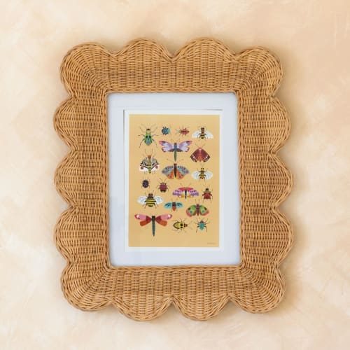 Mimi Scalloped Photo Frame | Decorative Frame in Decorative Objects by Hastshilp