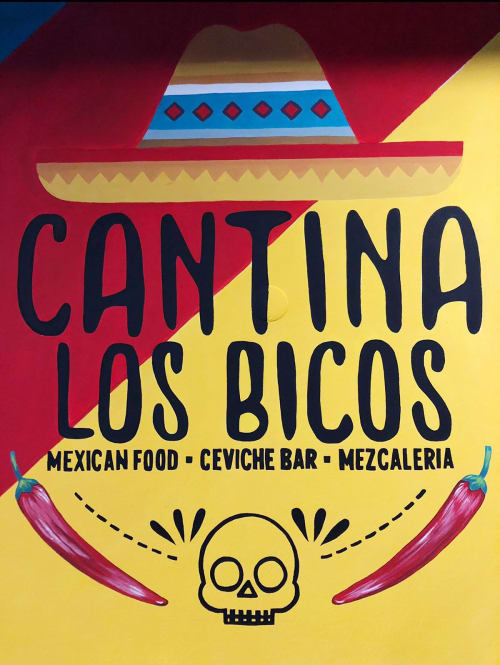 Mural Mexican Restaurant by KRUS Wescover Murals