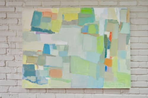 Flying Landscape I | Oil And Acrylic Painting in Paintings by LangfordArt | Charleston Artist Collective in Mount Pleasant