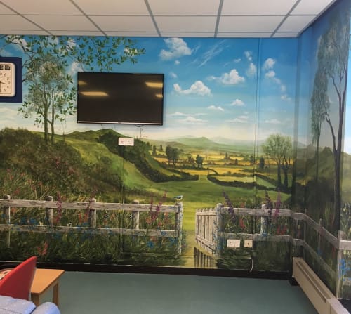 Charity Ward | Murals by Brandon Higgins | Gloucestershire Royal Hospital in Gloucester
