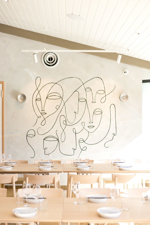 Freeflow Mural by Jack Devereux seen at Botanic House, Sydney Wescover