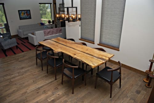 Organic Natural Live Edge Spalted Maple Table | Tables by Darin White | HAVA studios