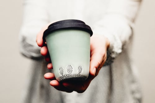 Porcelain On the Go Cup | Cups by Birkelund Boutique