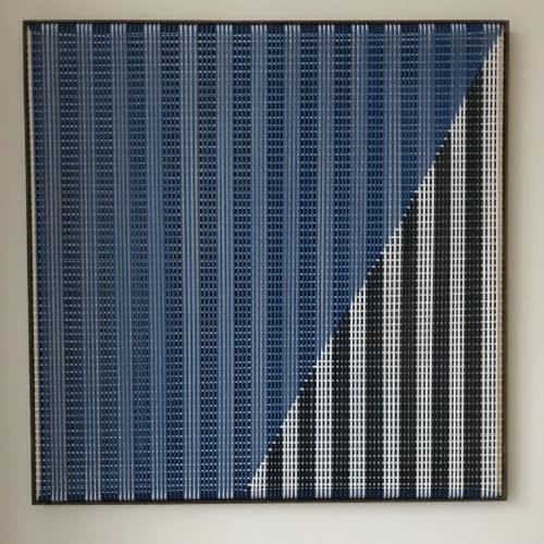 Compose 1  - Blue | Wall Hangings by Fault Lines