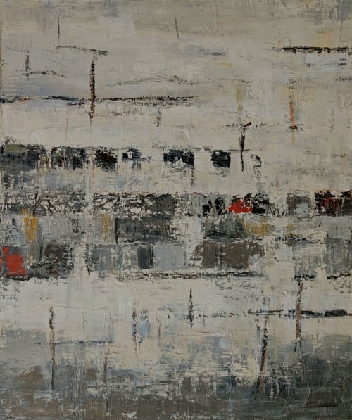 Strates 3 | Oil And Acrylic Painting in Paintings by Sophie DUMONT.