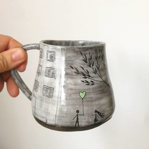 Pottery mug | Cups by Julia Kofman