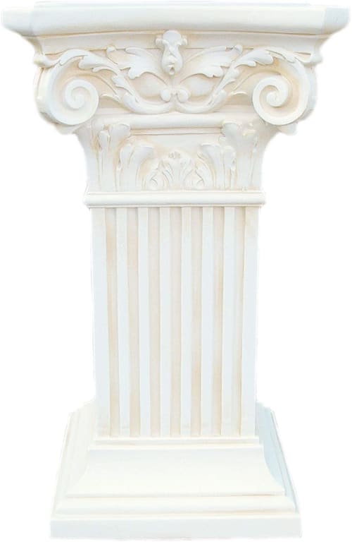 Cordinthian Rich Ornated Column all hand made in Europe | Furniture by ultimate European
