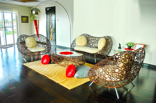 Nebula Loveseat, Lounge Chairs, and Center Table | Chairs by MURILLO Cebu